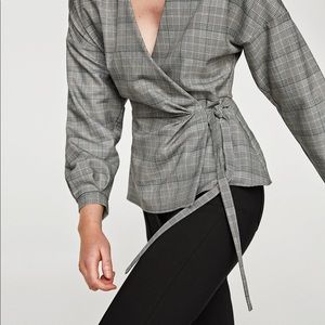 Zara Wrap Blouse
